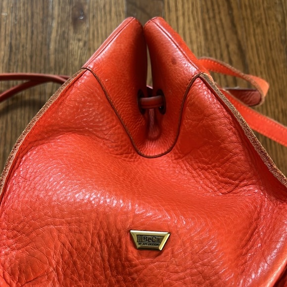 BeCa by Joy Gryson Red Leather Backpack for Women main image 9